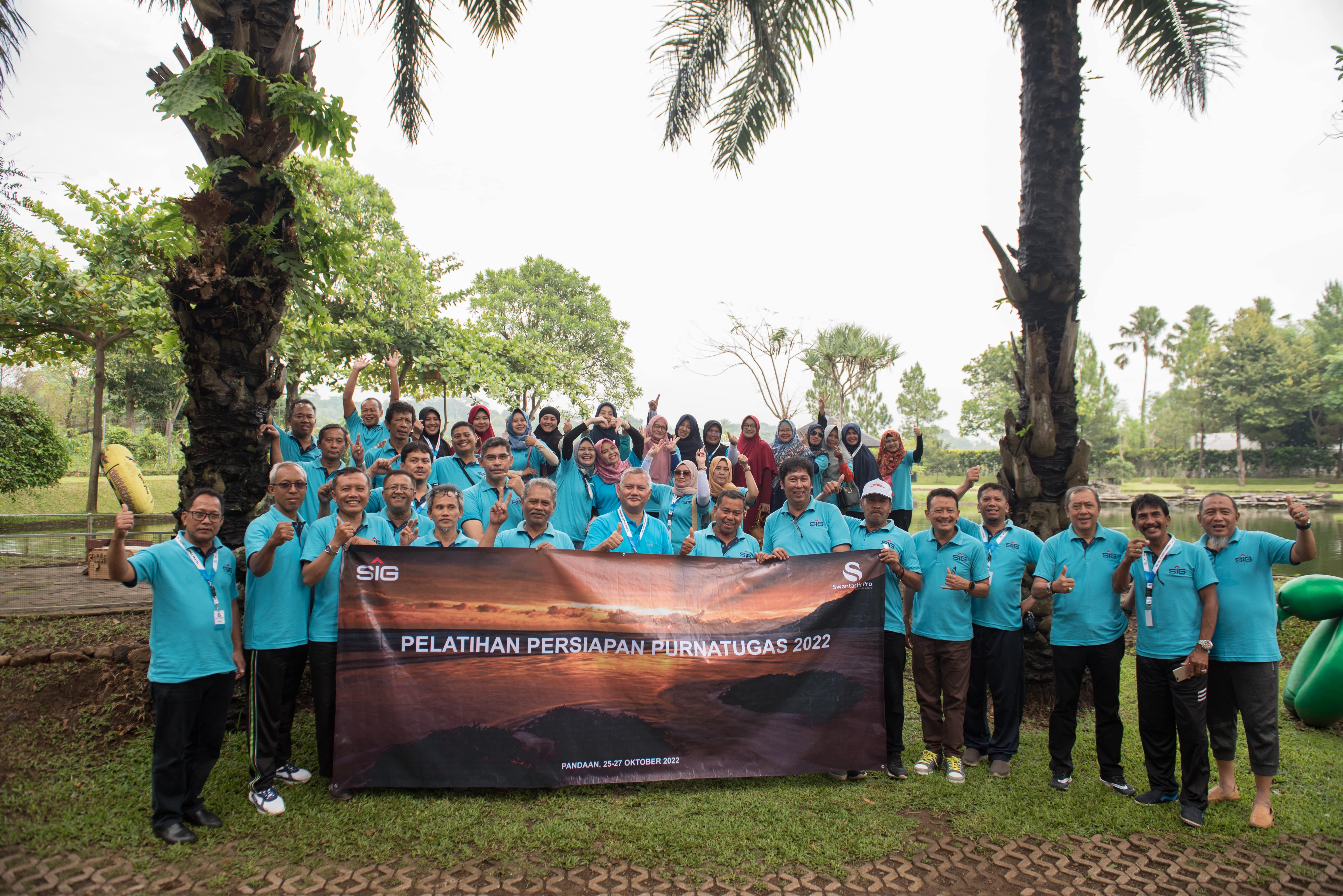 PELATIHAN PERSIAPAN PURNATUGAS KARYAWAN SIG, PANDAAN, 25-27 OKTOBER 2022